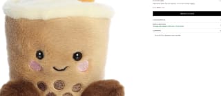 Peluche Vaso té con leche 11 cm por 5€