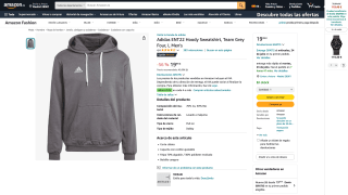 Sudadera Adidas ENT22 por 19,99€