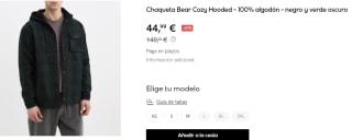 Chaqueta con capucha para Hombre Oakley Bear Cozy por 44.99€