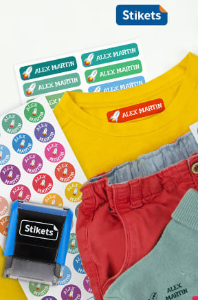 Marcadores de ropa para el colegio por solo 7,95€ en Stikets