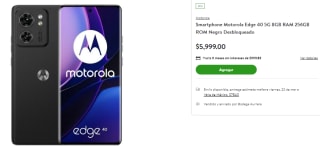 Motorola Edge 40 5G 256GB por $5,999 en Bodega Aurrera