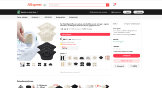 Parche de 2 plantillas para piezas, almohadillas para el talón para zapatos deportivos, antidesgaste desde 1€