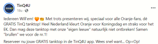 GRATIS TinQ tanktop via de app