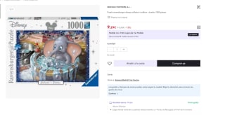 Puzzle Ravensburger Disney collector's edition - Dumbo 1000 piezas por 9,29€