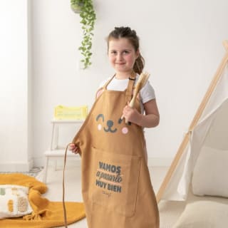 Delantal infantil Mrwonderful Vamos a pasarlo muy bien por solo 4,65€