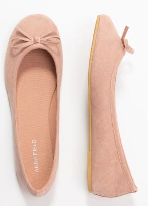 Ballerina’s lichtroze Anna Field voor €3,99 bij Zalando