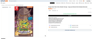 Juego para Nintendo Switch Teenage Mutant Ninja Turtles: Shredder's Revenge por 9,99€