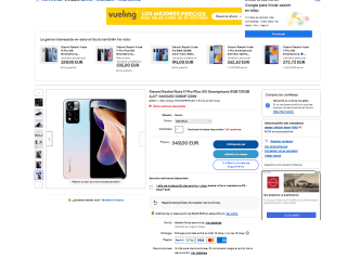 Smartphone Xiaomi Redmi Note 11 Pro Plus 5G 8GB 128GB 6,67" por 299€