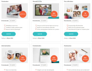2+1 gratis op fotoboeken & 25% korting + 15 gratis fotoafdrukken bij Albelli