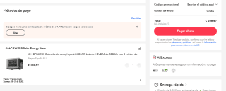 ALLPOWERS Estación de energía portátil R600 por 148,67€