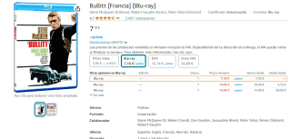 Película Bullitt (Blu-ray) por 7,18€