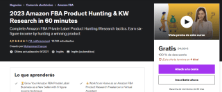 Curso Gratis Amazon FBA Product Hunting & KW Research in 60 minutes