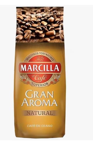 Marcilla Café Natural En Grano 1 kg por 7.49€