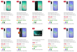 Hasta 30% + 15% EXTRA descuento en móviles Samsung