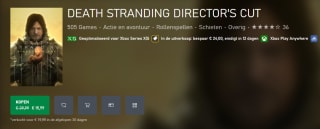 Death Stranding Director's Cut voor €15,99 in de Xbox store