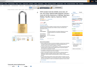 Candado Antirrobo SR20AL IFAM por solo 2,66€