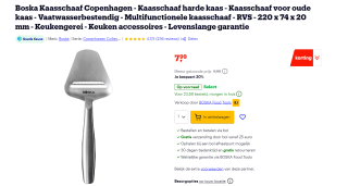 Boska Kaasschaaf Copenhagen voor €7,99 bij Bol