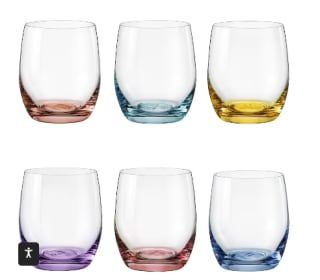 Juego de 6 vasos Spectrum Bohemia por 11.60€
