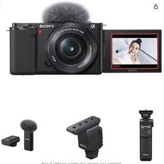 Cámara Sony Alpha ZV-E10L + accesorios por 969.26€