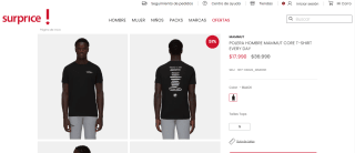 POLERA HOMBRE MAMMUT CORE T-SHIRT por $17.990
