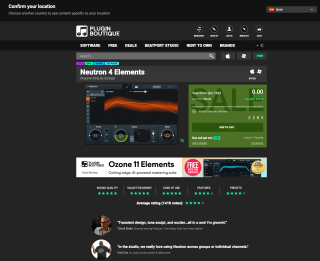 Plugin Vst NEUTRON 4 Elements Gratis con Pluginboutique