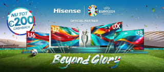 Tot €200,- cashback op de nieuwste Hisense Mini-LED ULED TV's