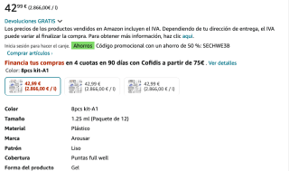 Kit Completo Arousar para Uñas de Gel a tan solo 21,49€