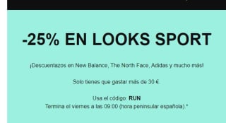 -25% descuento en looks Sport desde Asos
