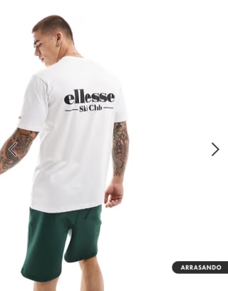 Camiseta blanca Condena ellesse por 10,80€
