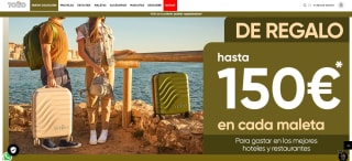 Hasta 150€ de regalo para hoteles y restaurantes por comprar maletas Totto