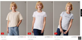 20% extra korting op Zomer Essentials tot 50% bij Calvin Klein
