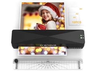 Plastificadora A4 Máquina de Laminadora con Guillotina Modo Frío y Caliente con 10 Hojas para Plastificar por solo 17,08€