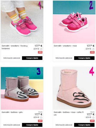 BIOMECANIC & GARVALÍN - Recopilación zapatillas por 17,99€