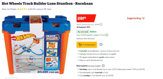 Hot Wheels Track Builder Deluxe Stuntbox voor €29,98 bij Bol.com