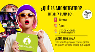 Abonoteatro un año entero por 49,90€