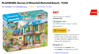 Playmobil Waterfall Ranch (71351)voor €69,99 bij Bol