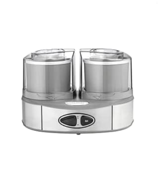 Cuisinart Heladera Duo | Bate 2 sabores a la vez | 2 x 1L por 49.99€