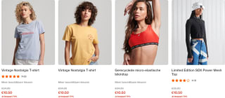 Tot 70% korting in de sale van Superdry