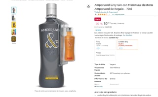 Gin Ampersand Grey + mini Ampersand Mango por 10,99€