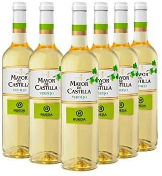 Mayor de Castilla Verdejo - Vino Blanco D.O Rueda - Caja de 6 Botellas x 750 ml por 11,34€