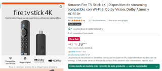 Recopilación Fires TV a precio muy buenos en amazon
