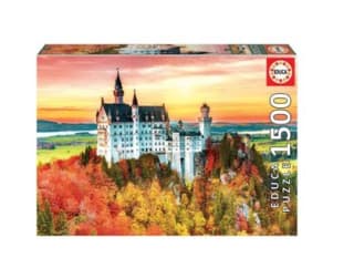 Puzle marca Educa modelo Otoño en Neuschwanstein de 1500 piezas por 9,99€