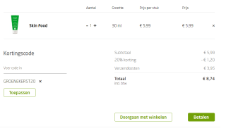 20% korting op het hele assortiment van Weleda