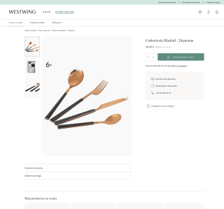 Cubertería madrid 24 piezas por solo 39,99€