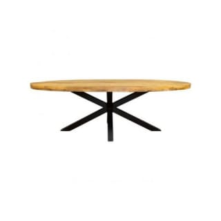 Eetkamertafel Denver Ovaal Mangohout 240 x 110 voor €339 bij 4udesigned