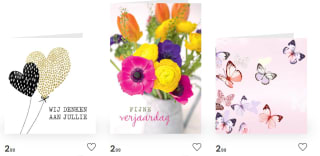 2e kaart gratis bij Hallmark