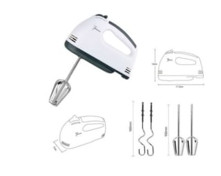 Amasadora de reposteria 7 Velocidades + 2 Varillas Ws-900-139 por 12,99€