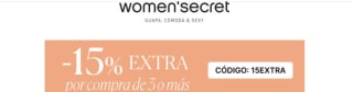 15% descuento por la compra de 3 o + productos