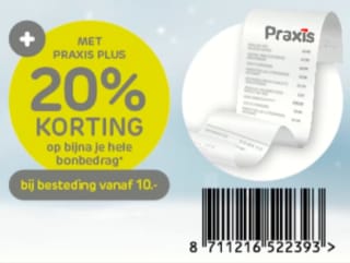 20% korting met Praxis Plus