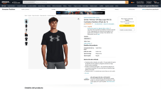 Camiseta UA Big Logo Fill SS Under Armour Hombre por 14,97€